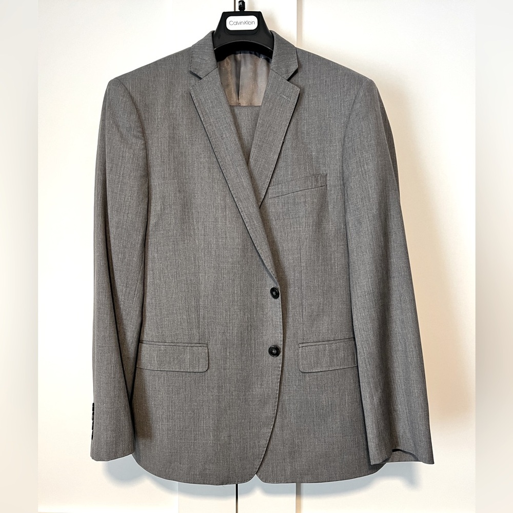 Men’s Calvin Klein suit jacket and pants